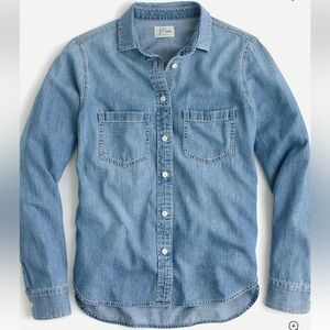 J. Crew Light Blue Casual Button Down Shirt